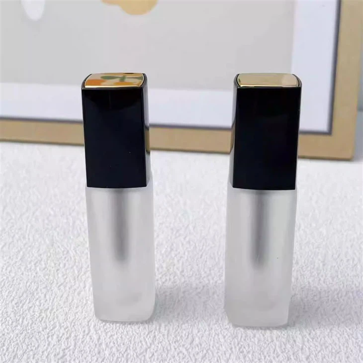 black lipstick tube
