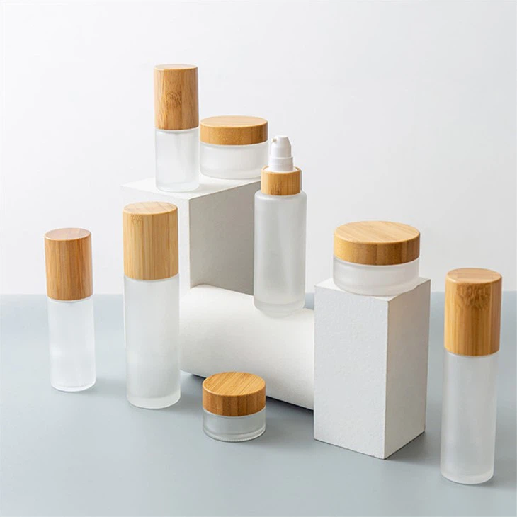 Frosted Cosmetic Bottles
